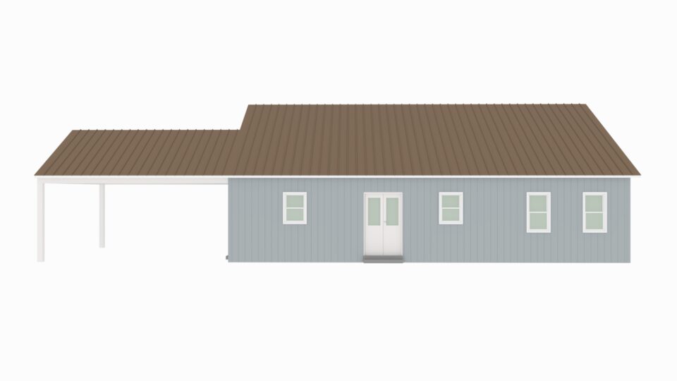 BCO-40132 Dakota Barndominium House Plan - Barndominium Life