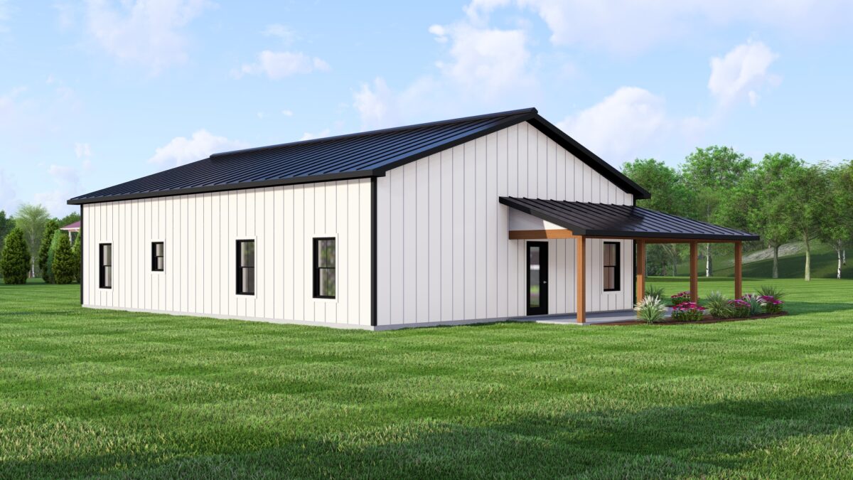BG-20053 Marlowe Barndominium House Plan - Barndominium Life