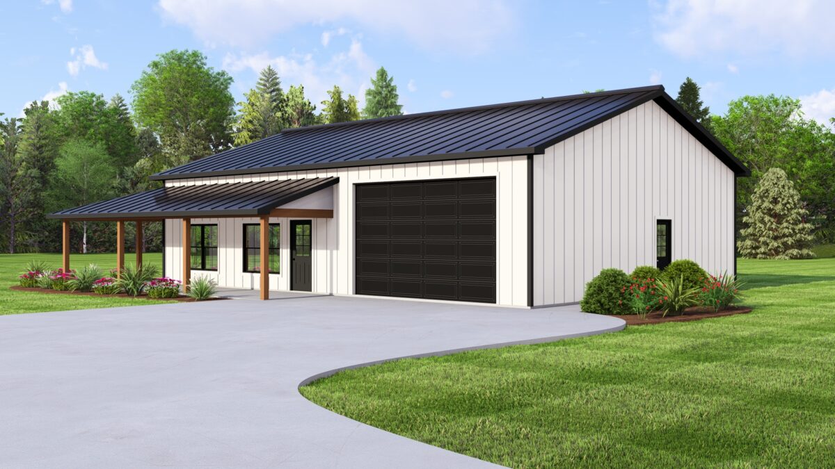 BG-20053 Marlowe Barndominium House Plan - Barndominium Life