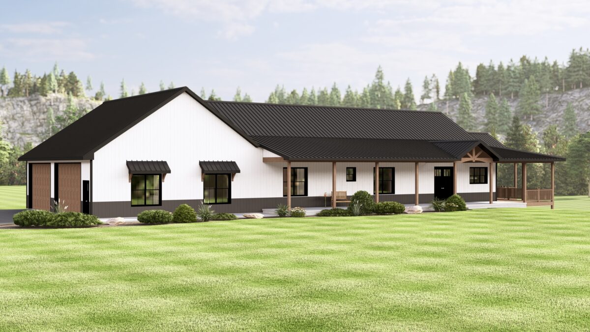 BG-20069 Pembroke Barndominium House Plan - Barndominium Life