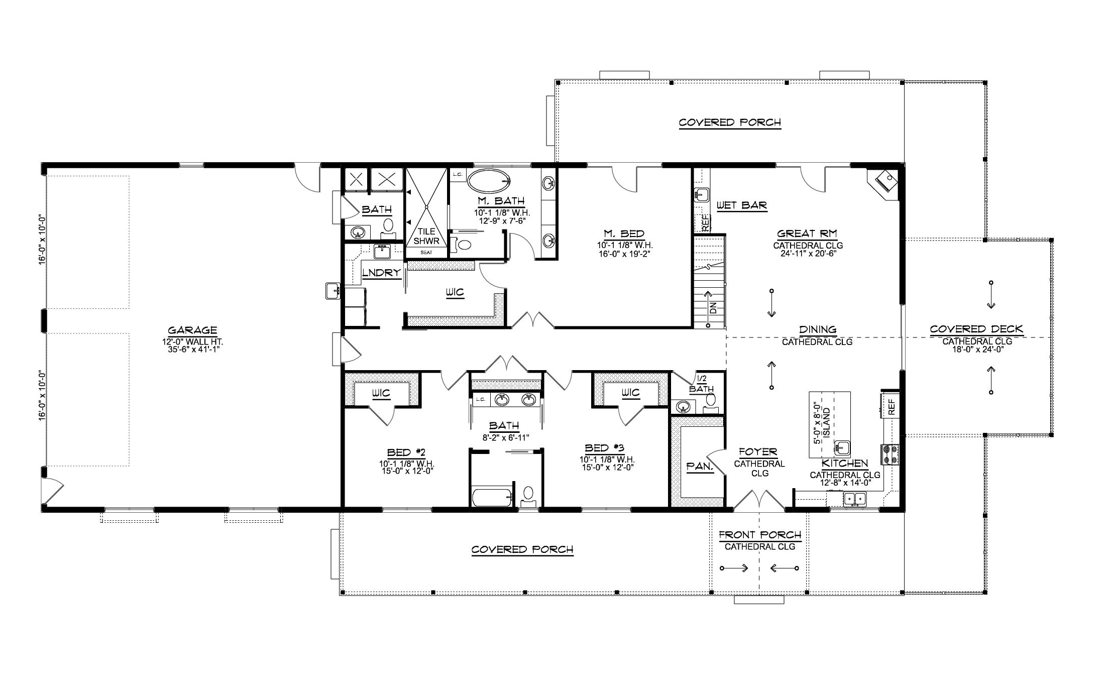 BG-20069 Pembroke Barndominium House Plan - Barndominium Life