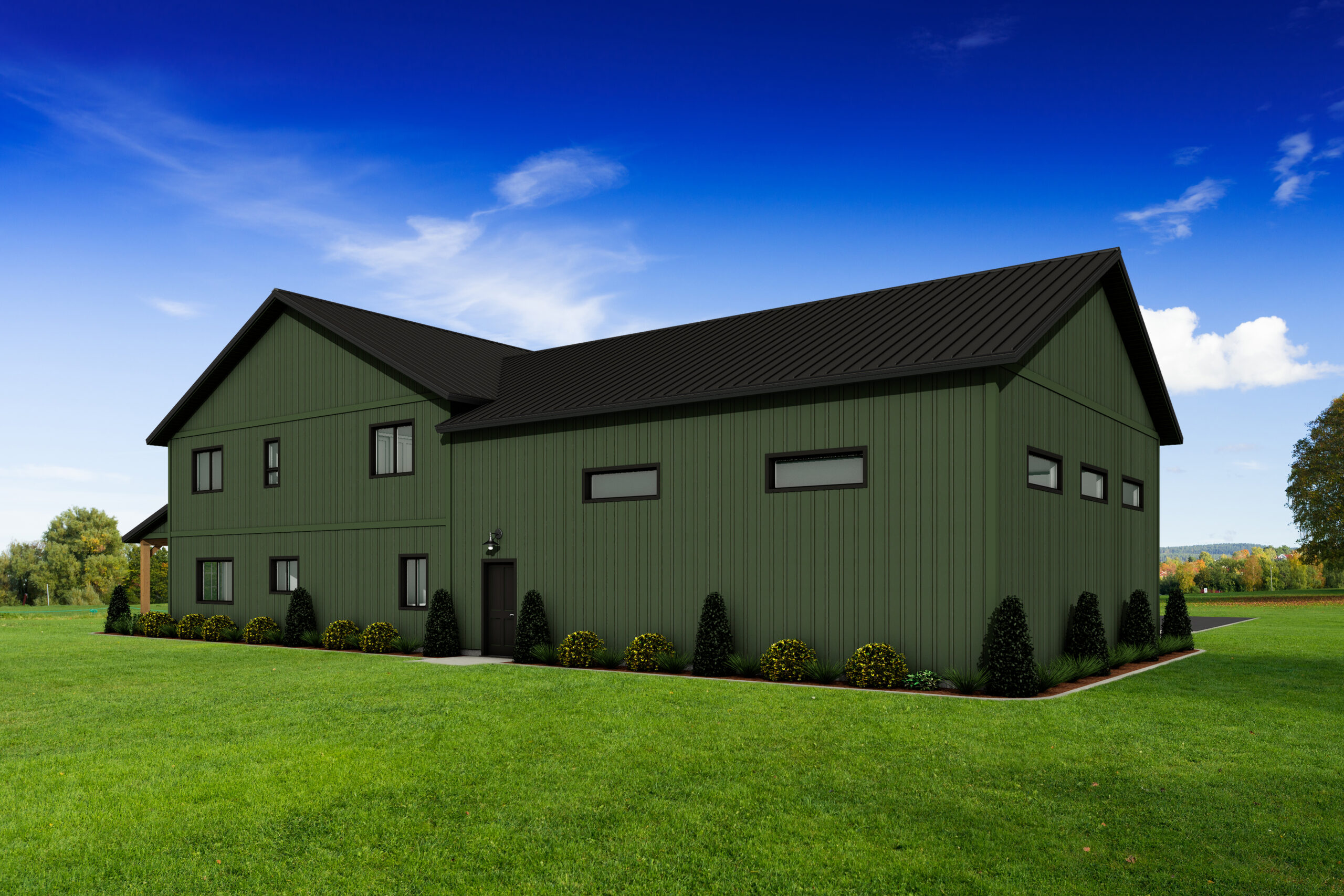 DR-111 Bryan Barndominium House Plan - Barndominium Life