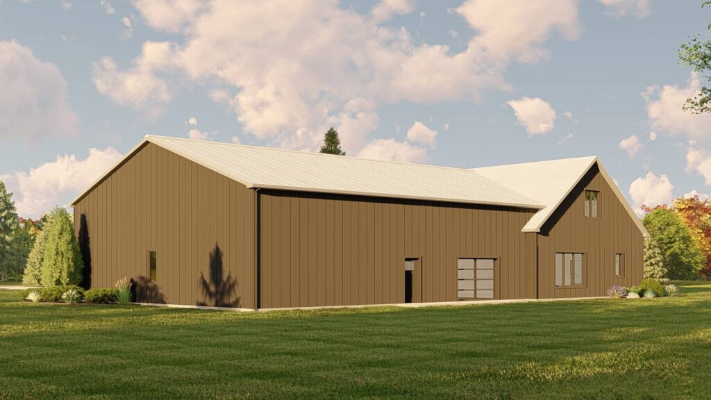 BG-20130 Cyrus Barndominium House Plan rendering
