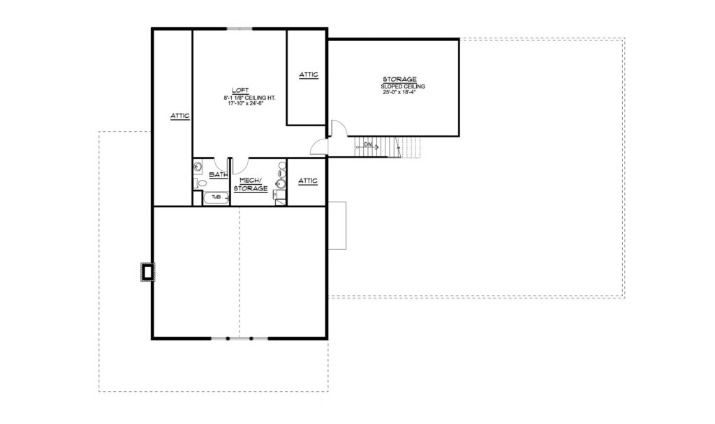 BG-20130 Cyrus Barndominium House Plan floor plan