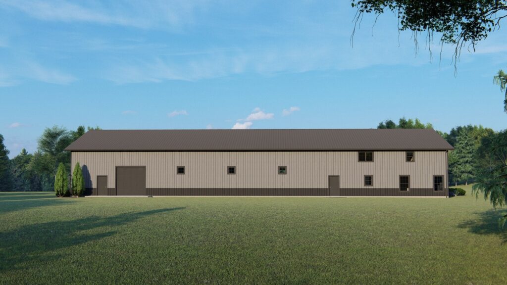 BG-20141 Pearson Barndominium House Plan rendering