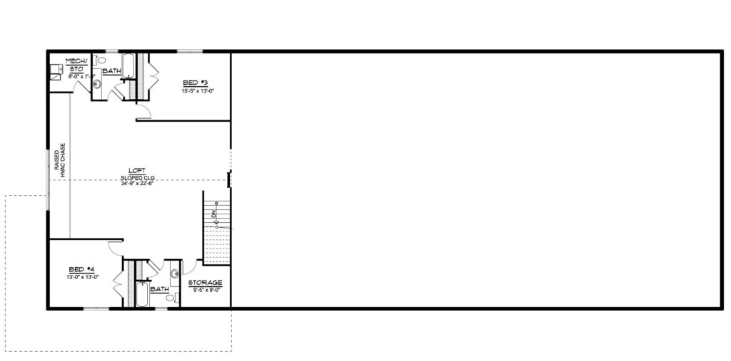 BG-20141 Pearson Barndominium House Plan floor plan