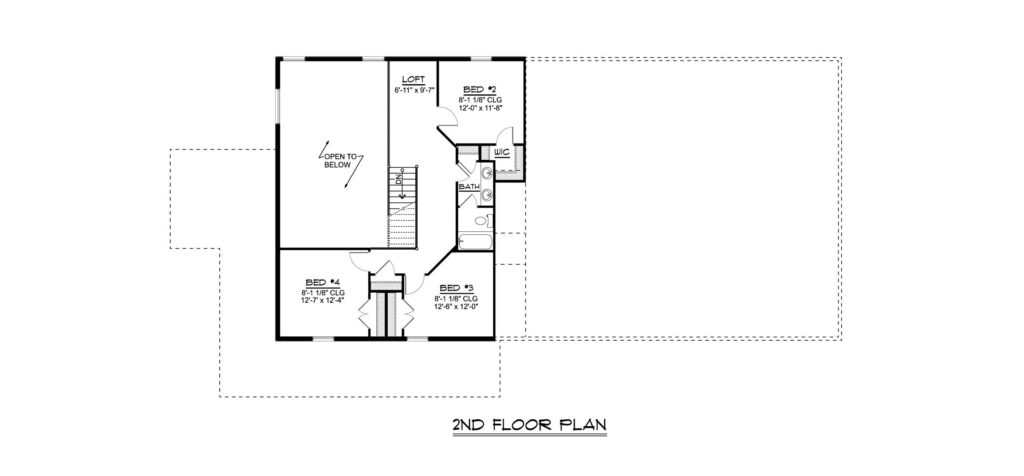 BG-20142 Piper Barndominium House Plan floor plan