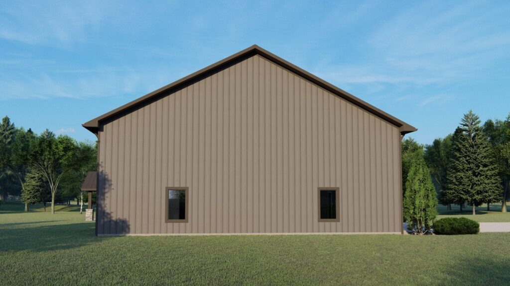 BG-20143 Quincy Barndominium House Plan rendering