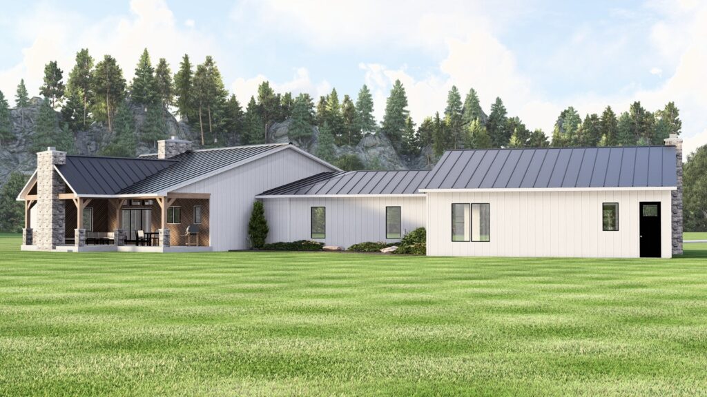 BG-20145 Sloane Barndominium House Plan rendering