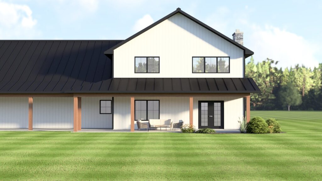 BG-20146 Thea Barndominium House Plan rendering