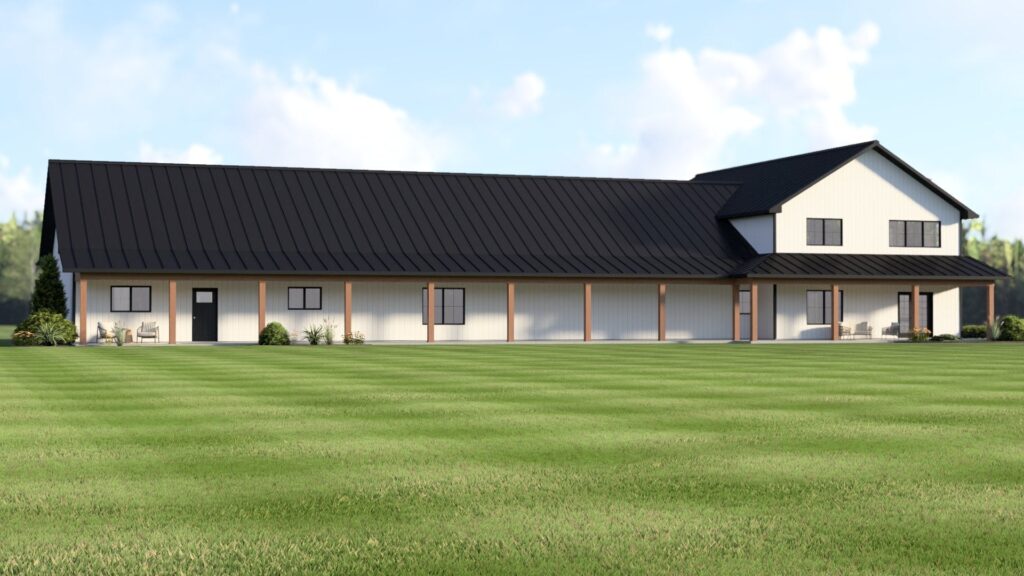 BG-20146 Thea Barndominium House Plan rendering