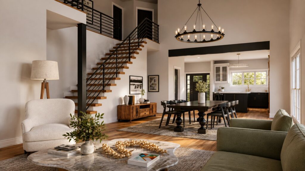 BG-20148 Winnie Barndominium House Plan rendering