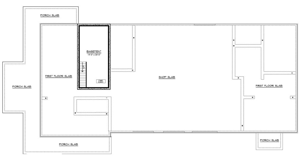 BG-20148 Winnie Barndominium House Plan floor plan